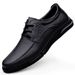 Pattern Leather Shoes Casual Men's Shoes Rubber Non-slip Leather Shoes Casual Men's Shoes_vogvips.com