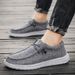 Plus-size loafers men casual slip-on men's shoes Canvas hipster shoes loafers men_vogvips.com