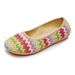 Flat Soft Soled Beach Woven Cloth Shoes, Summer Sandals, Ethnic Style Breathable Women's Singles Shoes_vogvips.com
