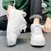 Men's Sneakers White Leather Casual Comfortable Running For Men Platform Sport Shoes Atillas Hombre_vogvips.com