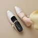 Weiwei Girl 958 Women's Summer Sandals French Style Closed Toe Half Slippers One Strap Outer Wear Chinese Style Shoes_vogvips.com