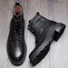 European Warm Series Genuine British Style Martin High-top Shoes Soft Leather Cowhide Men's Motorcycle Military Fleece-lined Work Boots_vogvips.com