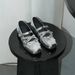 Spring Red Bowknot Small Shoes Women Spring And Summer Genuine Leather Retro Shallow Mouth Rivet Ballet Flats_vogvips.com