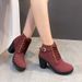 2024 Autumn Winter New European And American Style Plus Size Foreign Trade Platform Thick Sole Short Martin Boots_vogvips.com
