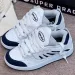 Thick Soled Round Toe Lightweight Board Mesh Comfortable And Breathable Fashionable Casual Dad Shoes_vogvips.com