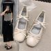 Retro Style Round-toe Ballet Flats For Women, Summer 2025 New Versatile Shallow French Mary Jane Shoes To Match_vogvips.com
