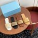 Beach Theme ~ Woven Linen Women 25 Summer New Round Toe Casual One-Strap Flat Slippers For Outdoor Wear_vogvips.com