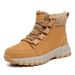 Snow Boots Men's Velvet Warm High-top Martin Boots Men's Thick-soled Cold-resistant Northeast Large Cotton Shoes_vogvips.com