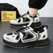 Spring New Breathable Mesh Men's Trendy And Versatile Thick Soled Sports Shoes, Casual Running Dad Shoes_vogvips.com
