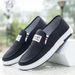 Fashion Shallow Mouth Canvas Shoes 2024 Autumn New Old Beijing Cloth Shoes Flat Bottom Low Top Casual Board Shoes For Men_vogvips.com