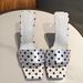 Summer White Polka Dot Square Toe Stiletto Heel Sandals - Women's Outerwear, Fairy Style, Versatile, Elegant High Heel Sandals_vogvips.com