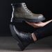 European Warm Series Men's Martin Thick-Soled Leather British Short Autumn Winter High-Top Shoes Casual Boots Style_vogvips.com