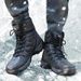 Brand Warm Plush Snow Boots High Top Waterproof Men's Boots Winter Desert Boots Outdoor Anti-Slip Ankle Boots Combat Army Boots_vogvips.com
