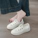 Little White Shoes Female And Female Students Leisure Sports Versatile Board Shoes Transparent Network_vogvips.com