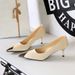 2627-A1 Fashion Banquet High Thin Heels, Shallow Mouth Silk, Metal Pointed Tips, Slim, Medium, Single Order Shoes For_vogvips.com