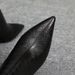 FHC Europea New High Heels Ankle Boots,Fall/Winter Shoes For Women,Short Botas,Zapatos Para Mujeres,Back Zip,Black,Dropship_vogvips.com