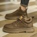 New Leather Spring Men's Shoes High-top Men's Heightening Tooling Martin Boots_vogvips.com