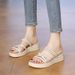 688-0.5kg Women's Summer 2025 New Fairy Style Flat Sandals Roman Beach Slippers_vogvips.com