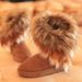 New Snow Boots For Women, Mid-Calf Wholesale Boots, Fox Fur, Export Women's Cotton Shoes, Winter_vogvips.com