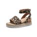 Ruizu New 2025 Girls' Rope Mid-Child Sandals Casual Mid-Heel Platform Shoes For Outdoor Wear_vogvips.com
