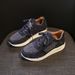 New round head rhinestones lace-up women's single shoes fashion sports shoes_vogvips.com