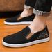 Fashion 2024 Male Fashion Comfortable Spring Summer Pattern Slip On Shoes Men Cool Street Canvas Shoes Man's Flag Shoes_vogvips.com