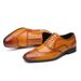 Euro Step HPIOPL Korean Version Spring Summer Carved Brogue Men's Shoes Trendy Casual Wedding Groomsman_vogvips.com