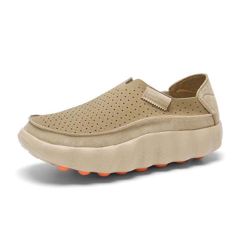 2026 Handmade Mens PU Leather Loafers Casual Breathable Walking Shoes Comfortable Slip On Flats Non-Slip Moccasins_vogvips.com