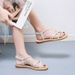 2023 New Fashion Summer Flat Beach Comfortable Roman Large Size Women's Sandals Slip-On_vogvips.com