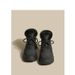 【 Amano 】 Fur Integrated Martin Boots For Women In Autumn And Winter 2025, New Style With Plush Warm Cotton Shoes, Versatile For Women_vogvips.com