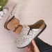 New Fairy Style Flat Low Heel Closed Toe Slippers Women's Casual Slippers To Match Skirts Birken Foreign Trade Women's Shoes_vogvips.com