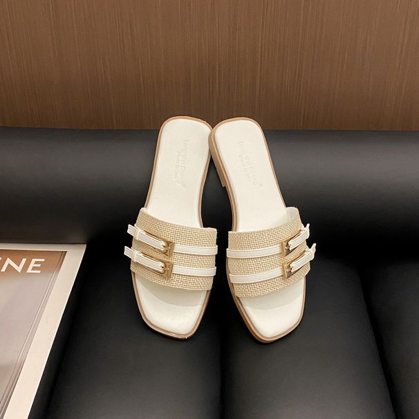 Summer Style Flat Sandals Women's Fairy Like Shoes For Outdoor Wear Beach Pairing With Skirts_vogvips.com