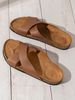 Men's Fashionable Slippers Waterproof Non-Slip Thick Sole Wear-Resistant Lightweight Comfortable Slip-On Slippers_vogvips.com