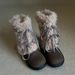Vintage Thick-Soled Brown With Fleece Lining, Women's Short Boots, Winter 2025 Warm Fur Shoes, New Snow Boots_vogvips.com