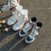 Cowhide Version~2025 Height-Increasing Boxing Sneakers Round Toe Casual High-Top Training Shoes Lace-Up Martin Boots For_vogvips.com