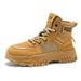 European Warm Series High-top Martin Autumn Winter New Work Shoes Men's Trendy Versatile Thick-soled Sports Ankle Boots_vogvips.com