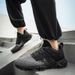 Outdoor Thick-Soled Breathable Trendy Men's Running Sports Casual Shoes Mesh Large Size 45_vogvips.com