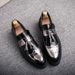 Men's Size 45 New Fashion British Style Casual Korean Version Slip-On Height Increasing Leather Shoes_vogvips.com