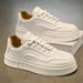 2025 Spring New Breathable White Men's Versatile Thick Soled Sports Casual Board Trendy Shoes_vogvips.com