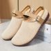 Women's Shoes Summer New Versatile Retro Soft Sole Women's Shoes Ins Style Outdoor Slippers Flyknit Mesh Closed Toe Half Slip-On_vogvips.com