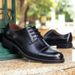 Shoes Men Brand 2025 New Three Joint Men's Business Dress Leather Shoes_vogvips.com