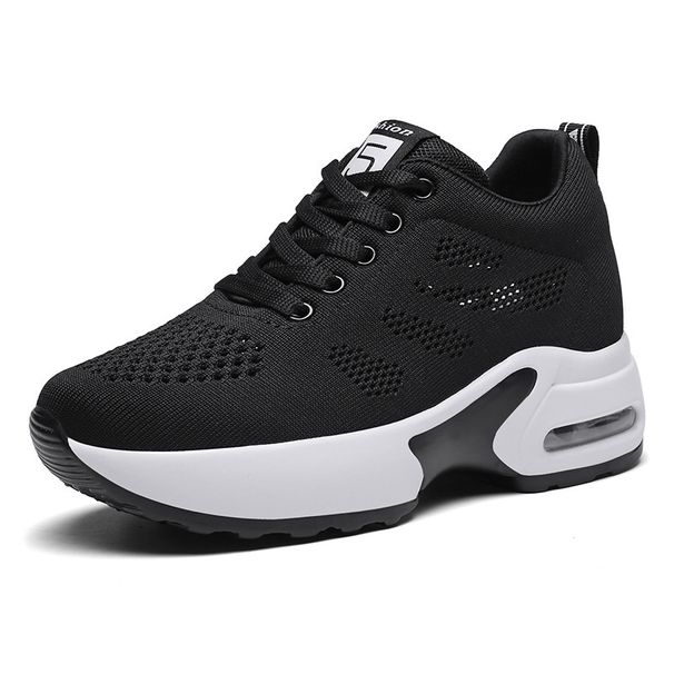 Spring And Summer New Women's Inner Height Increasing Thick Soled Air Cushioned Sports Casual Travel Slope Matching 4A2_vogvips.com