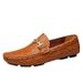 Cotton Hole Crocodile Pattern Large Size Embossed Lazy Beanie Shoes Men's Shoes_vogvips.com