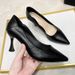 French-style Women's High-heeled Thin Heels, 2026 New Spring-summer Professional Formal Black Single Shoes, Work Soft_vogvips.com