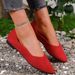European And American Foreign Trade Large Size Casual Flat Loafers 2025 Autumn New Pointed Soft Sole Outdoor Shallow_vogvips.com