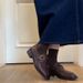 Sheepskin Version ~ Belt Buckle Slimming Chunky Heel Loafers Women Deep Mouth Black All-Match Single-Layer Genuine Round_vogvips.com