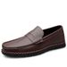 Men's Business Casual Shoes, Soft-Soled Loafers, Men's Large Size 46_vogvips.com