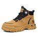 European Warm Series Rotating Button Yellow Autumn Winter New Leather High-top Windproof Outdoor Sports Fashion Martin Trendy Men's Boots_vogvips.com