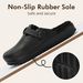 Winter Womens Clogs Mules Slip On Nurse Shoes Work Garden Slippers With Cotton Lined New Outdoor And Indoor Soft Cotton Shoes_vogvips.com