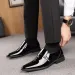 Men's Leather Shoes Paten Oxford Shoes For Men Slip On Bright Leather Business Casual Shoes Footwear Pointed Toe Shoes For Man_vogvips.com